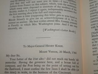 George Washington 1st Edition Hume Signed War Society  
