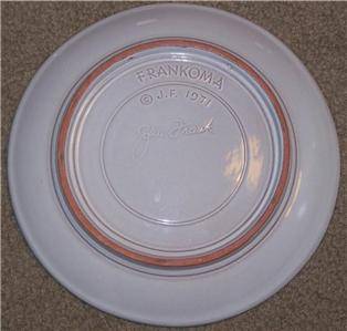 1971 FRANKOMA CHRISTMAS PLATE NO ROOM IN THE INN SIGNED BY JOHN FRANK  