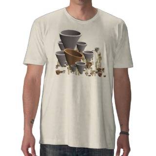 3D Tube Garden  Abstract T Shirts 