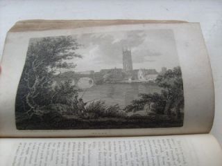 Antique Book Beauties of England Wales 1802 Cumberland Derbyshire Isle of Man  