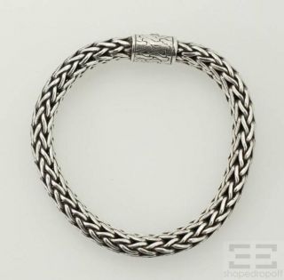 John Hardy Sterling Silver Large Bracelet Classic Chain Collection  