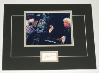 John Hurt Signed Ollivander Harry Potter Autograph Display  