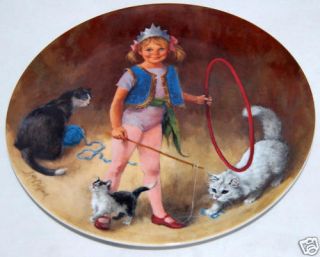Maggie The Animal Trainer by John McClelland 1983 Plate  