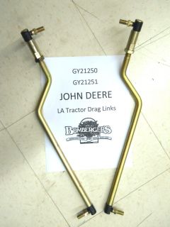 John Deere La 100 Series Drag Link Set Fits LA100 LA105 LA110 GY21250 GY21251  