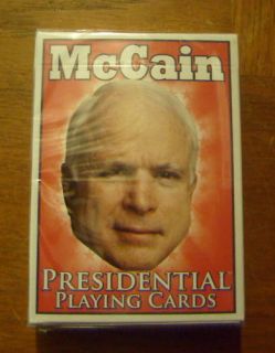 American Hero John McCain Presidential Playing Cards  