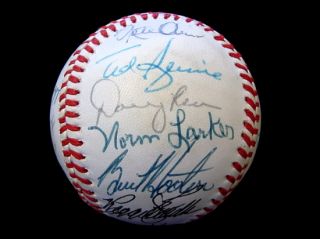Carl Erskine's 1988 Dodgers Old Timers Day Signed Baseball w Sandy Koufax  