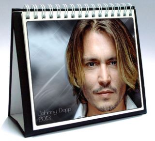 Johnny Depp 2013 Desktop Holiday Calendar  
