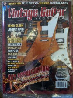 Vintage Guitar June 2012 Kenny Olson Johnny Marr Art Appreciation Fender  