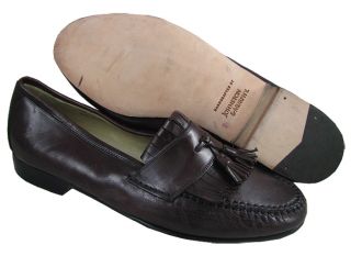 NWD Johnston Murphy Mens 7483 Burgundy Loafer Dress Shoes L 10 5M R 10W  
