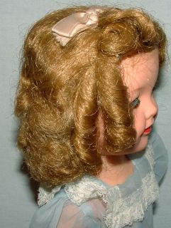 1950s IDEAL 18 FLIRTY EYES SHIRLEY TEMPLE DOLL w NICE CURLS TAGGED OUTFIT  