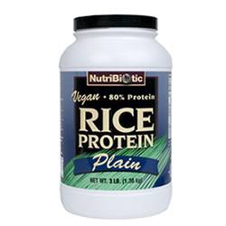 Nutribiotic Vegan Rice Protein Plain 3 Lb  