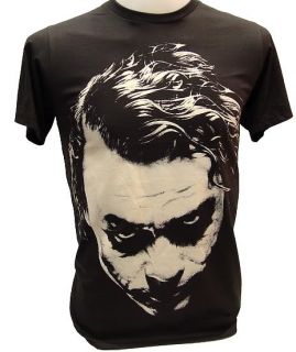 Joker Heath Ledger Retro T Shirt Vintage Batman M  