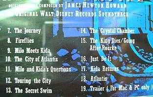 HK CD x 2 Atlantis The Lost Empire OST Joey Yung Disney  