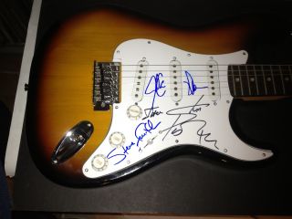 Journey Signed Autograph Guitar Complete x 5 Steve Perry  
