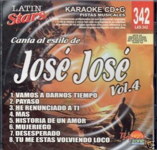 Karaoke Jose Jose Vol 4 CD G  