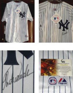 Jorge Posada Autographed Jersey Yankees w GAI COA  