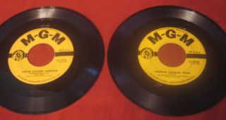 Lot Vintage 45 Records Fisher Pat Boone Corey Scott Ray  