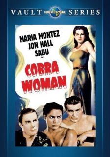 New DVD Cobra Woman Maria Montez Jon Hall Lon Chaney Jr  