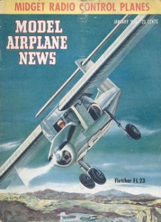 Model Airplane News Jan 1951 WW1 Albatros C V Nieto DWG  
