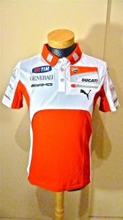 2012 Ducati Team Issues Only Polo Shirt Valentino Rossi Nicky Hayden  