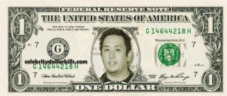Linkin Park Joe Hahn Celebrity Dollar Bill Uncirculated Mint US Currency Cash  