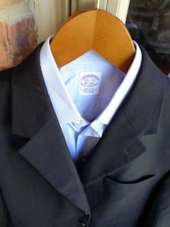 Joseph A Bank Black 3 Btn Wool Mens Suit Coat Blazer Jacket 42R 42 Regular  