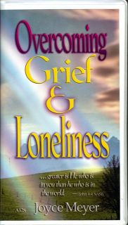 Joyce Meyer Overcoming Grief Loneliness Grieving Healing Audiobook Cassettes  