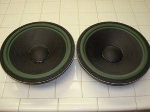 JBL 126A Woofers Signature Speakers One Pair Used Tested Refoamed from Jubal  