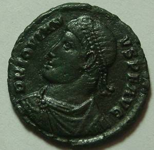 Jovian Vows V RARE Original Ancient Roman Coin Wreath Superb Heraclea Mint  