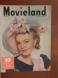 Movieland Magazine August 1948 June Haver 10 Hollywood Love Stories