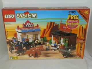 Lego Wild West Gold City Junction 6765 NEW Complete Cowboys Retired