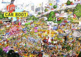 Love Car Boot Sales by Mike Jupp 1000 Piece Gibsons Humor Jigsaw