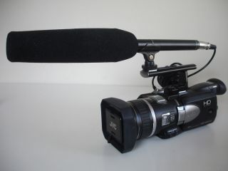 JVC GR HD1U High Definition Camcorder Bonus Microphone Attachment