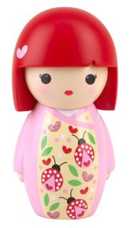 Millie 3 5 Kimmi Doll Junior Pink Red Ladybug Resin Kokeshi Doll