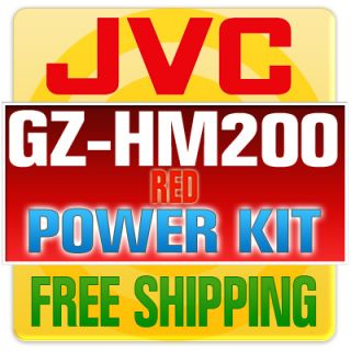 JVC GZ HM200 Everio Camcorder Red GZHM200 Brand New 0046838038860