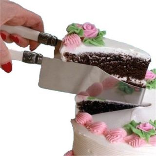 Kake Kut’R Round Cake Pie Slicer or Sheet Cake Cutter Stainless