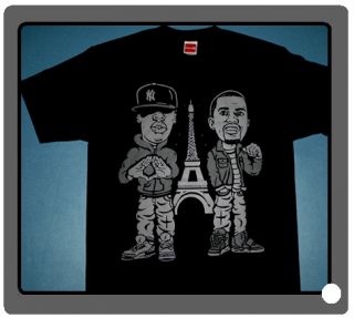 Cajmear Kanye West Jay Z Air Yeezy 2 shirt tee watch tee throne