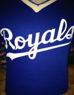 Vintage 1980s Kansas City Royals Cotton Ringer Jersey T Shirt