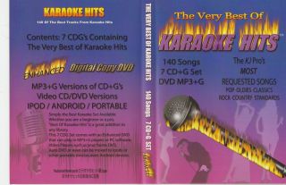 CDGs Containing The Very Best Of Karaoke Hits 140 SONGS