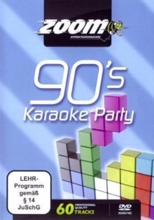 Zoom 90s Karaoke DVD for Karaoke Machine Player