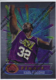 Karl Malone 1994 95 Topps Finest 195 Utah Jazz