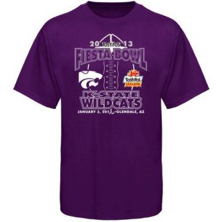 Kansas State Wildcats 2013 Fiesta Bowl Bound T Shirt Purple