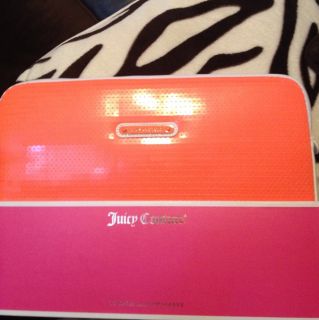 Authentic Juicy Couture Laptop Case 13 Sleeve Case Orange Sequin