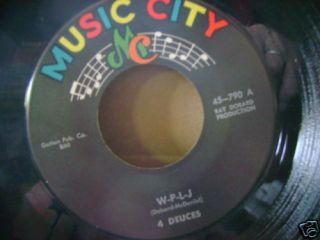 Mint R B Doo Wop 45 4 Deuces w P L J Kary Maeson Spingle Music City