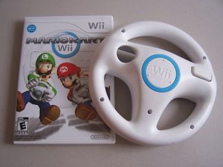 Mario Kart Game Complete with Racing Wheel Nintendo Wii