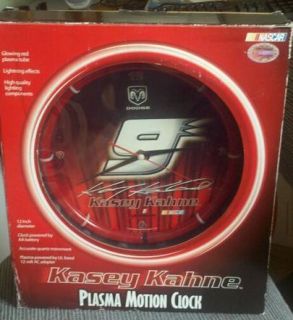 Kasey Kahne 9 Plasma Motion Clock NASCAR 2005 $24 99