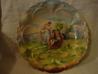 Vintage Kaufmann Victoria Austria Decorative Plate