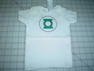 New Handmade Green Lantern Onesie T Shirt XL 19 21 Lb