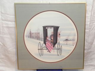Buckley MossBuggy Carriage RideAmish Print,Lt.Ed.#354/1000,Hand