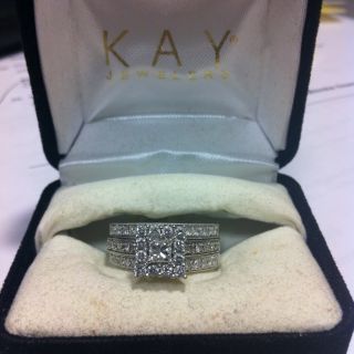 Kay Jewelers 1 Carat Diamond Engagement Ring With Wedding Band Set 14K